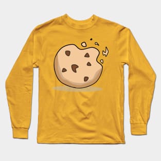 A baked cookie illustration Long Sleeve T-Shirt